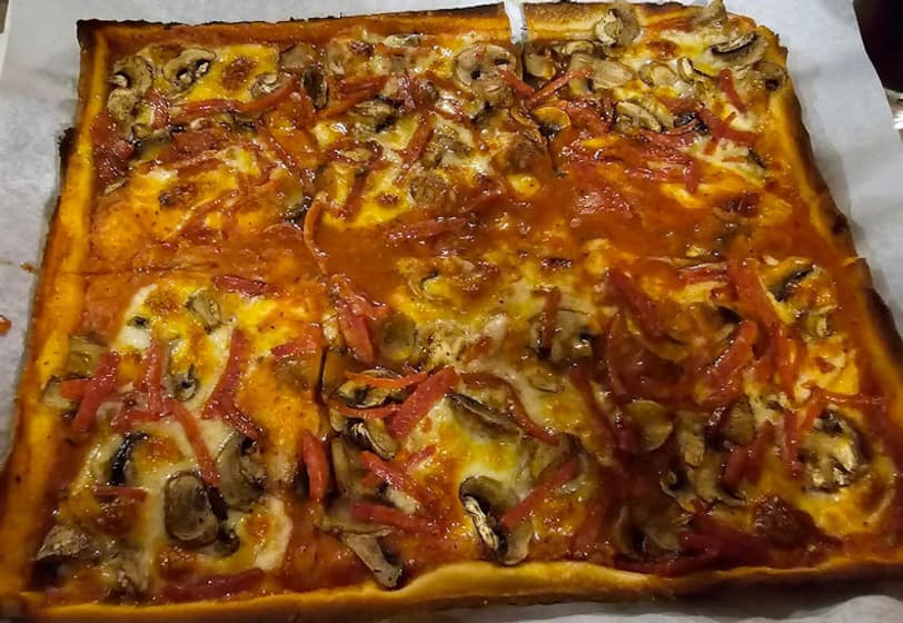 Lazzara's famous square pizza - NYC's best since 1985