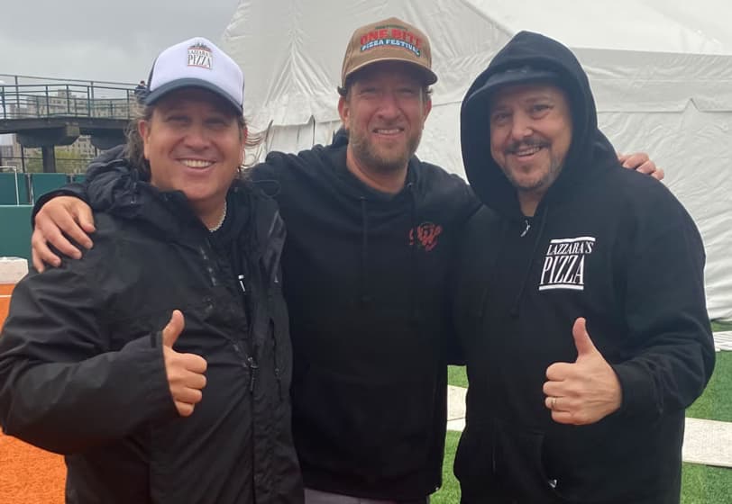 Dave Portnoy with Tony Lazzara